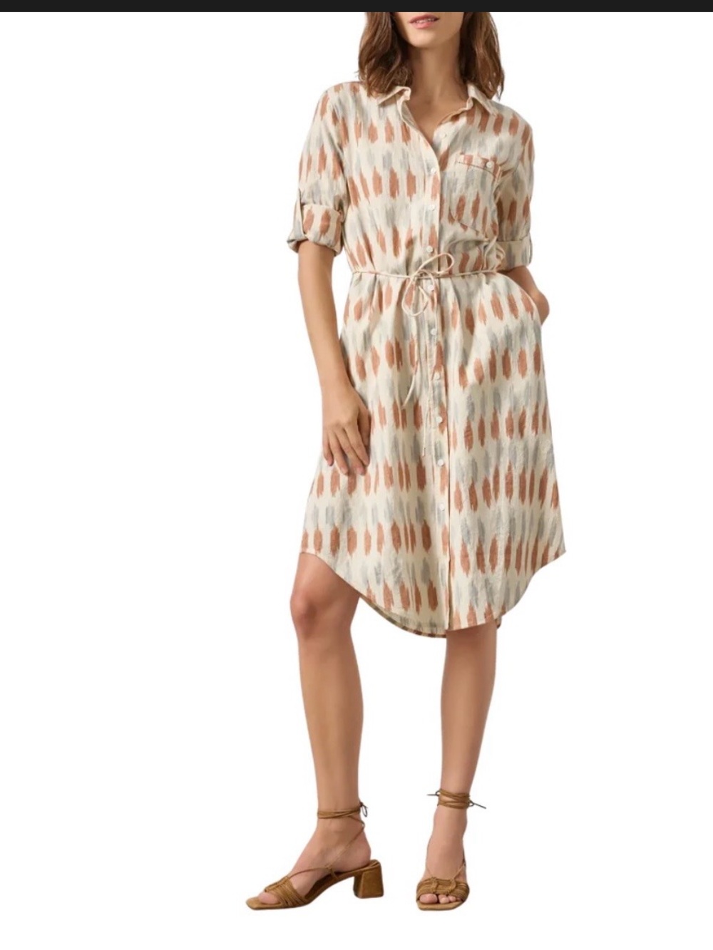 Lilla P Ikat Shirt Dress